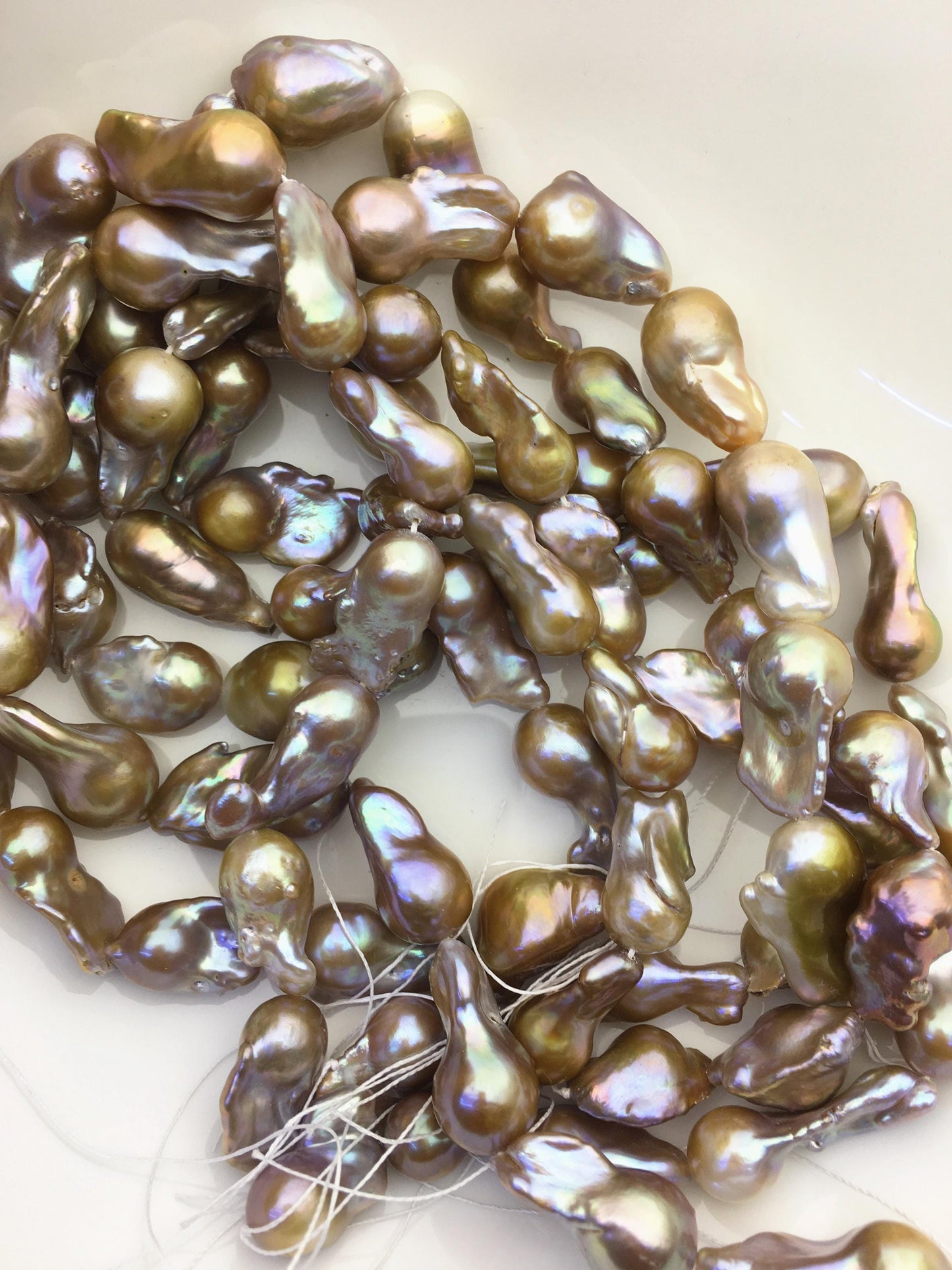 AA 12-15mm Natural Bronze flame ball pearl,FL15-2A-5-52