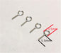 30pcs circle sterling silver 3.5mm Hole Cup Pearl Screw Eye Pin Bail Peg Pendants for Half Drilled Beads Jewelry Making,ASL-P-010