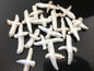 1pc AAA 25-30x35-50mm Thick Freshwater Pearl Loose Pearl Bead White Cross Pearl Loose Bead,Select hole type,ZS-100-2