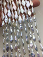 AA+ 8-10mm White diamond Shape Freshwater Pearl,ZS-103-35