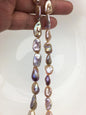 AAA 8-10mm natural pink purple keshi Freshwater Pearl,DIY Loose Freshwater Pearl,ZS-200-121-10