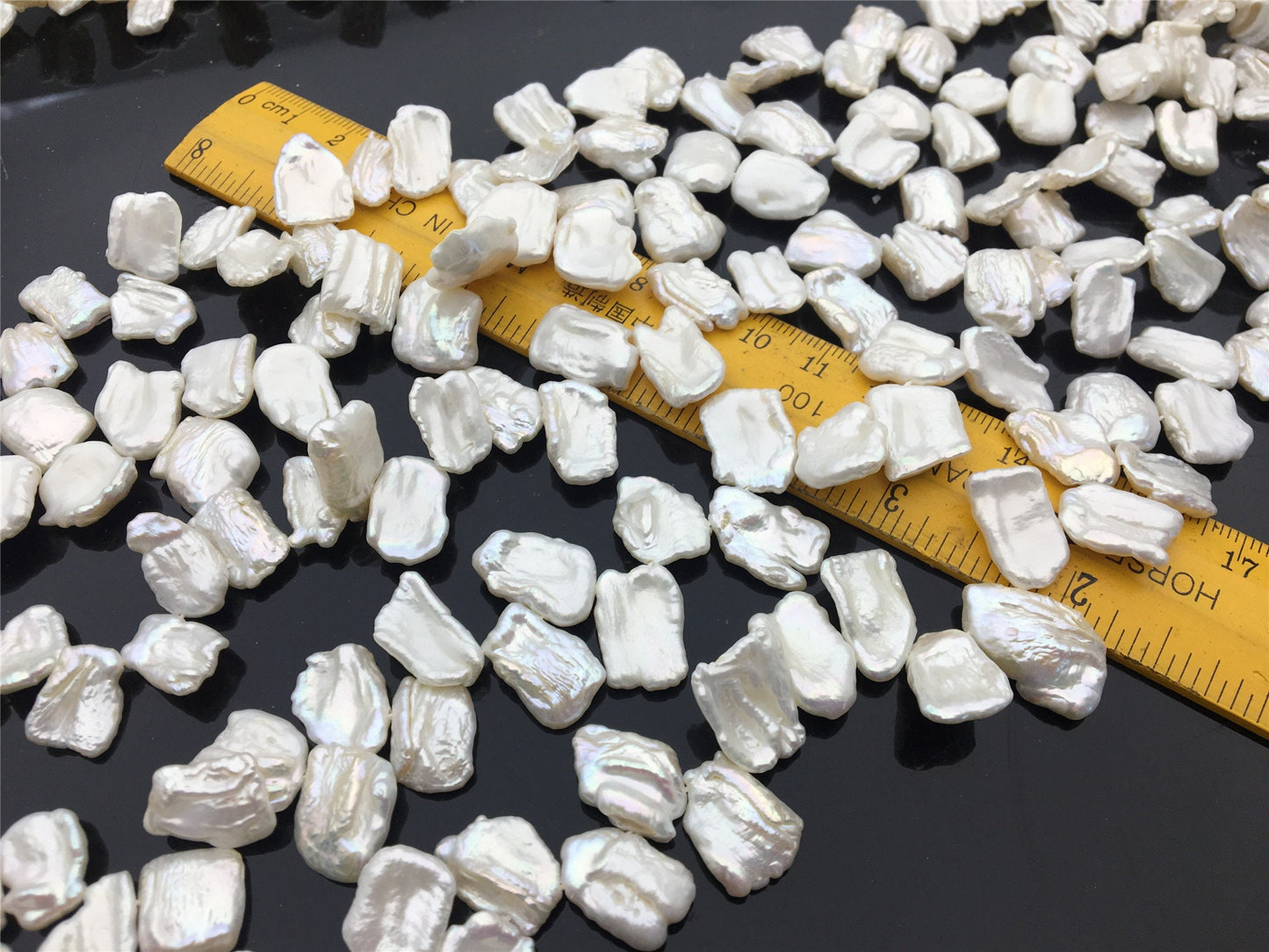 AA+ 8-10x13-17mm White Keshi freshwater Pearls,Very high luster,good quality,wholesale price,baroque pearl,keshi pearl strands,ZS-129-35
