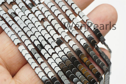 Hematite,4x5mm Beads,AAA, 90 beads,15.5 inches,G50-DM45-001