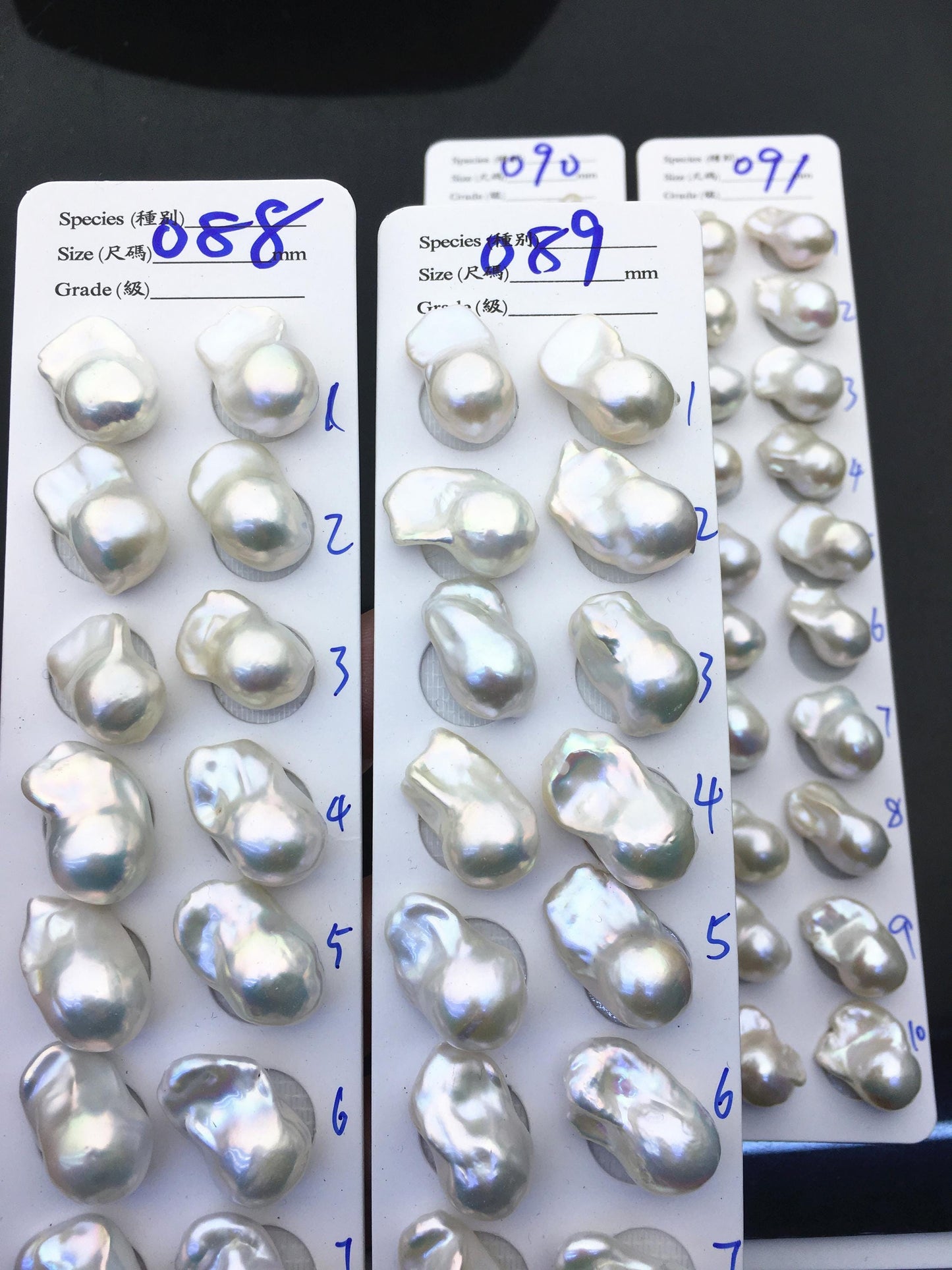 1 pair AAA 12-16x18-24mm White Flameball Pearl Pairs,Baroque Cultured Freshwater Pearl,flameball pearls,FL15-3A-8-49
