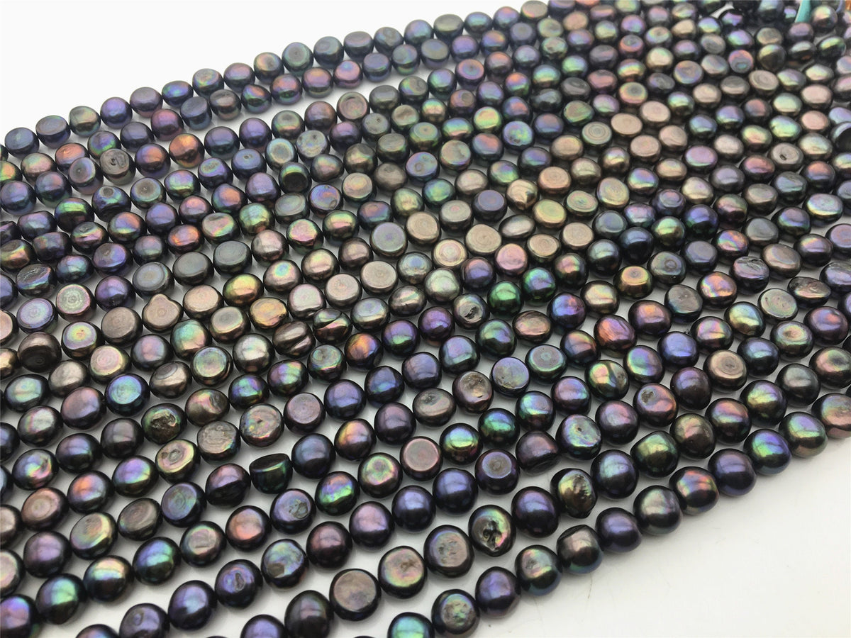 AAA 10.5-11mm black color nugget freshwater pearls,deep blue baroque pearl,irregular pearl,pearl wholesale LM11-3A-1-4