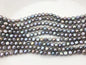 AAA 7-8mm gray nugget freshwater pearls,irregular nugget freshwater pearl strand,LM7-T8
