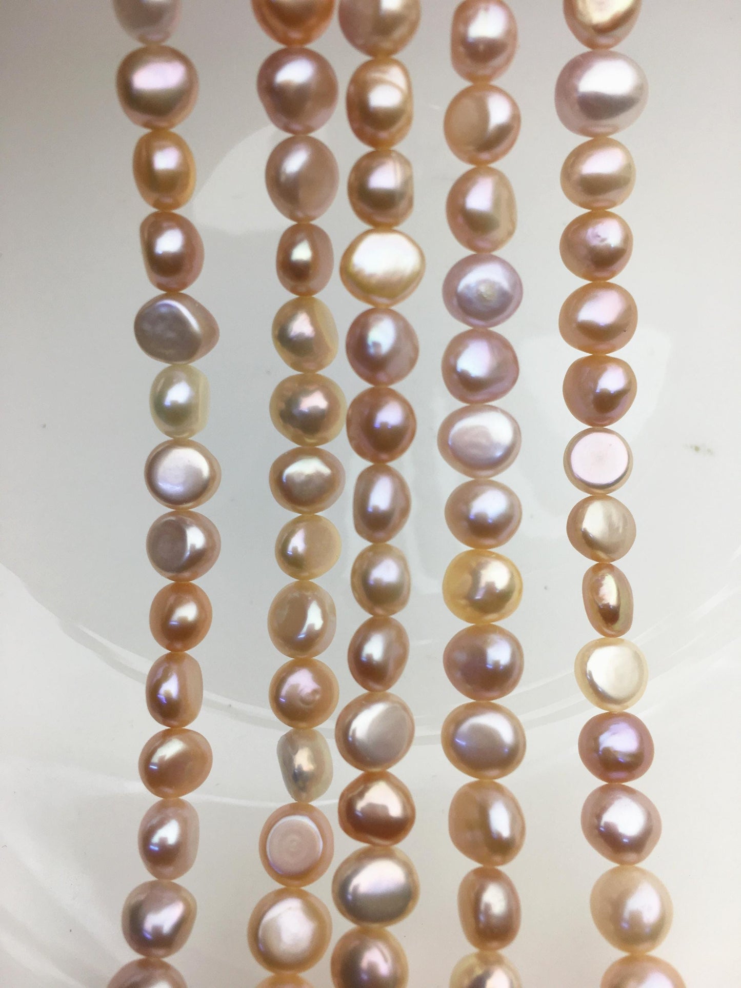 AAA 7-8mm mix color nugget freshwater pearls,irregular nugget freshwater pearl strand,LM7-T9