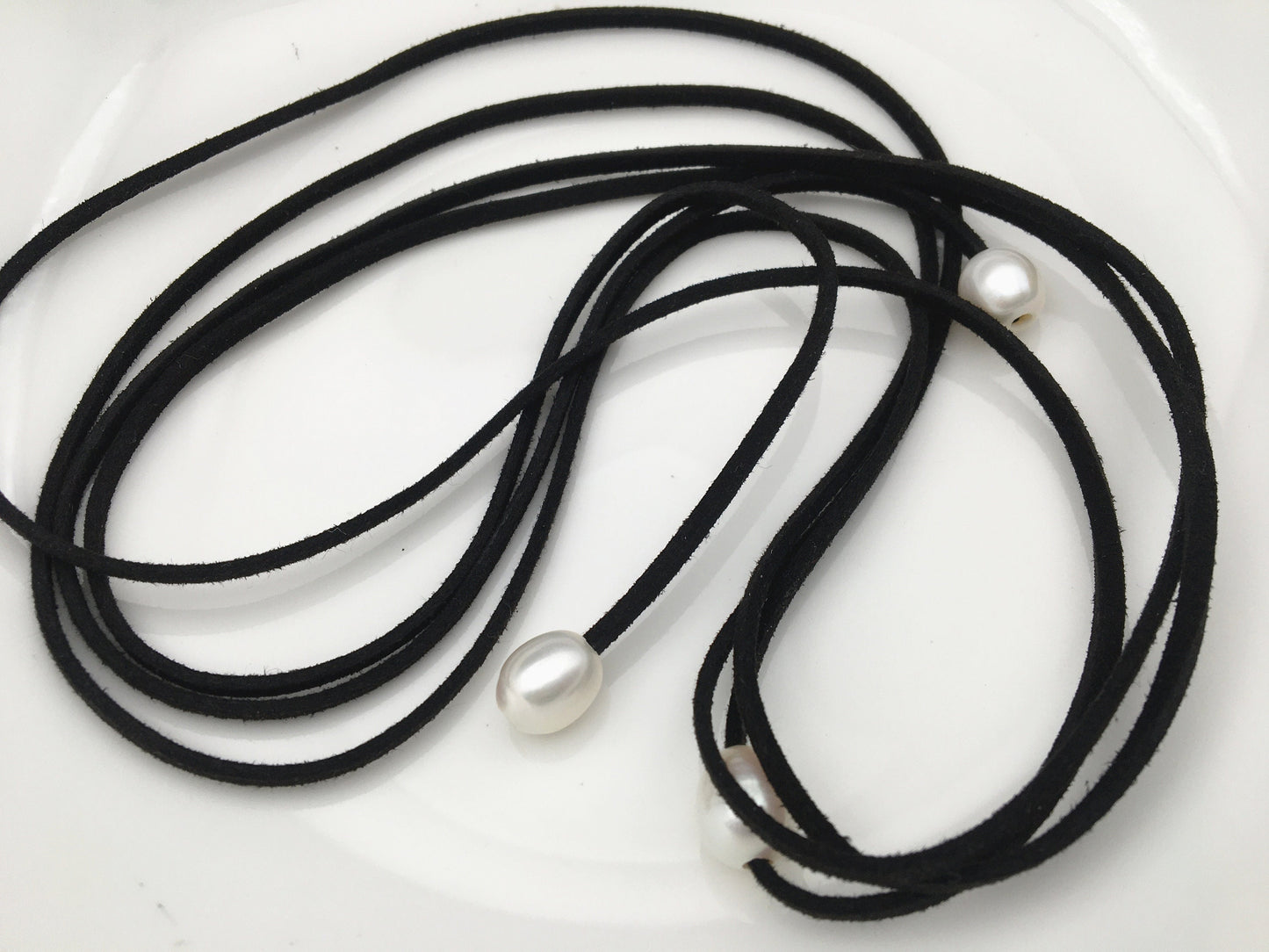 white pearl Long necklace,AA+ good quality pearl,knotted pearls,handmade pearl necklace,Le4-043