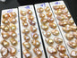 1 pair AAA 13-15mm Natural pink peach Rainbow Flame ball Pearl Pairs - large Baroque freshwater pearl pairs,Fire Ball Pearl,FL15-3A-8-21