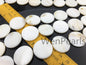 25mm Natural Mother of Pearl shell coin beads full strand,White shell,Ivory shell,GSHE-C-005