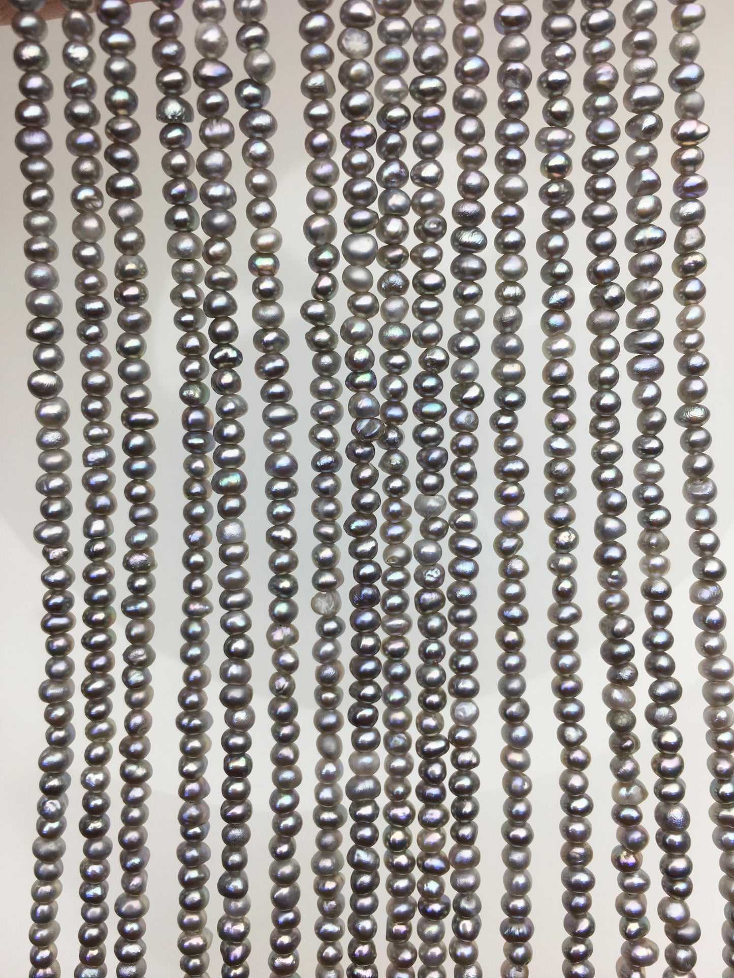 AA+ 2.5-3mm gray potato seed freshwater pearls,Valentine's Day gift,for pearl necklace,loose freshwater pearl,CR2-2A-20