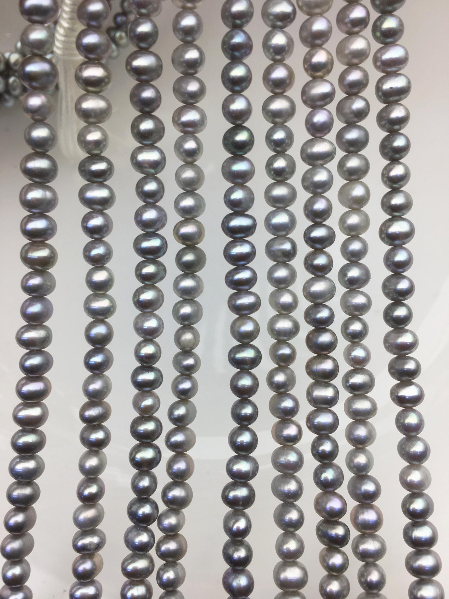 AA+ 4.5-5mm gray potato pearls,seed freshwater pearl,CR4-T1