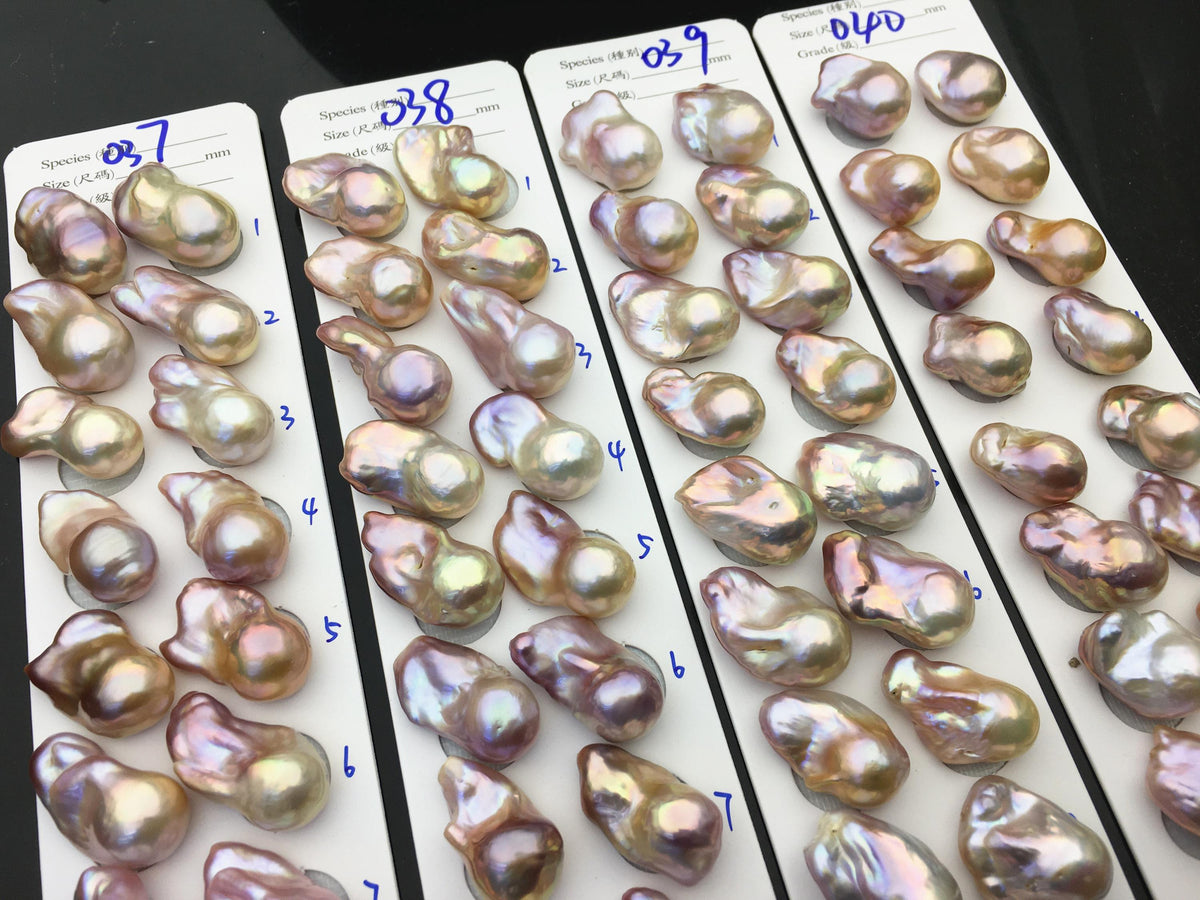 1 pair AAA 13-15mm Purple Rainbow Flame ball Pearl Pairs - large Baroque freshwater pearl pairs,Fire Ball Pearl,FL15-3A-8-8