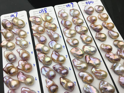 1 pair AAA 13-15mm Purple Rainbow Flame ball Pearl Pairs - large Baroque freshwater pearl pairs,Fire Ball Pearl,FL15-3A-8-8