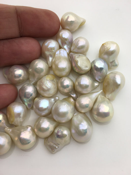 5pcs AA 10-13x13-18mm White Flame ball Pearl,Baroque pearl Pendant,Baroque Cultured Freshwater Pearl,flameball pearls,FL12-2A-1