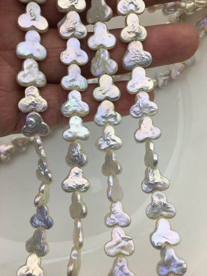AA+ 11-12mm White baroque Freshwater Pearls , for your design,ZS-T19