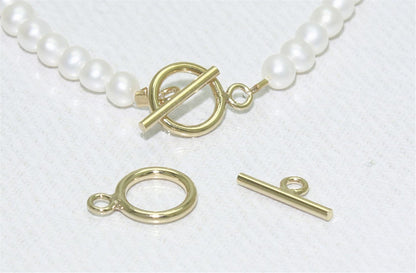 1pc 14K GoldFilled OT Clasp,simple Gold plated Toggle Clasp,AGF-CL-007