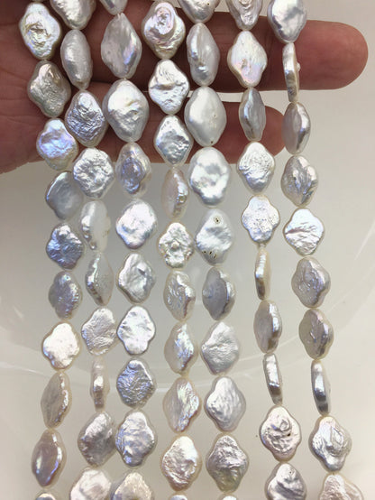 AA 9-11mm white baroque Shape Freshwater Pearl,ZS-102-2
