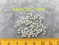 AAAA 2.8-3mm white round seed freshwater pearls,no hole,tiny pearl supply,good quality,through hole,RP2-4A-4