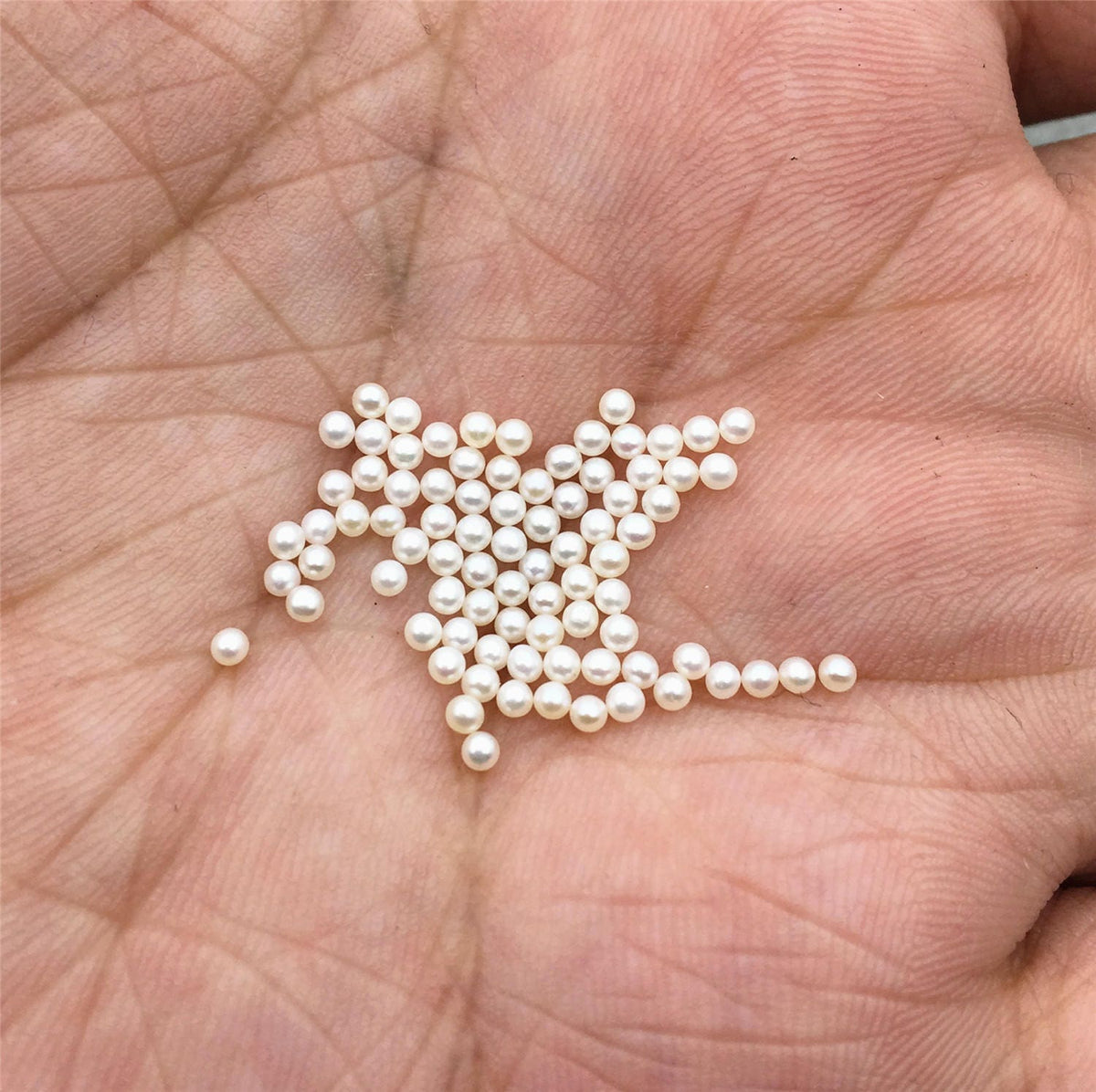 AAAA 1.8-2mm white round freshwater seed pearls,no hole,Cultured pearl,diy pearl beads,Happiness,birthday,RP1-4A-4
