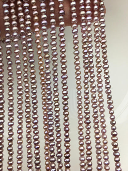 AAA 3-3.5mm purple potato freshwater pearls,seed lavender pearl,diy pearl,CR3-3A-3