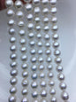 AA+ 9-11mm white oval near round Edison Freshwater Pearl,ED12-2A-5-60