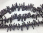 AA 3-4mm black toothpick Pearl Necklace,Genuine Fresh Water Pearl,Wedding Necklace,Mothers Day,ZS-80-10-2