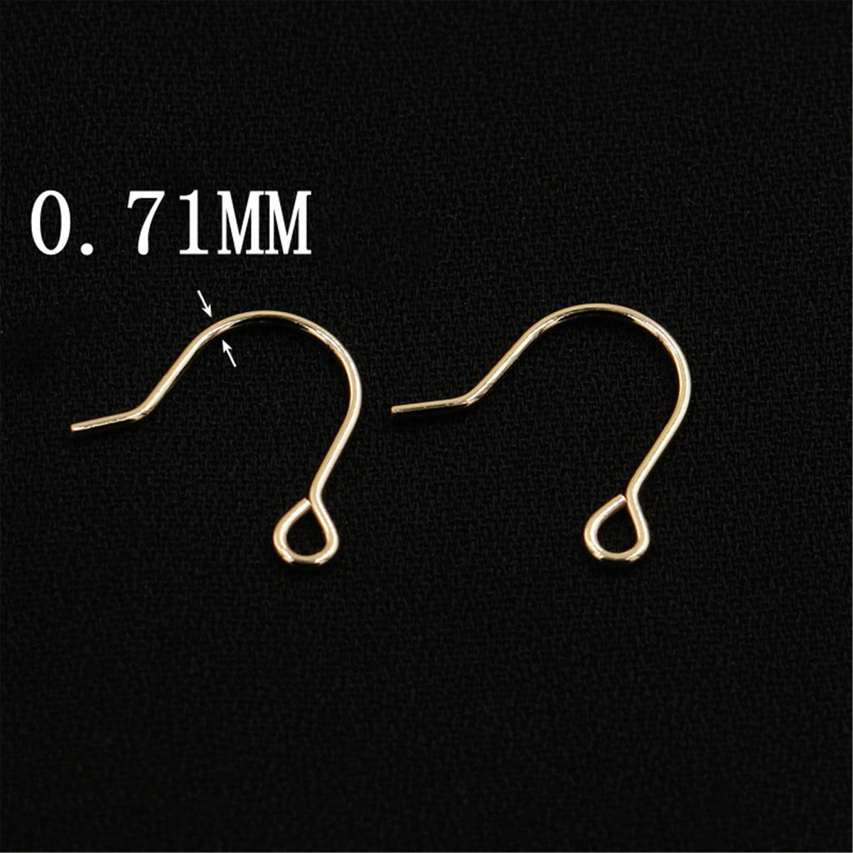 3 pairs 9x12mm 14k goldfilled Simple Dangle Earrings, 0.7mm diameter, DIY earrings jewelry,AGF-ER-003