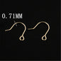 3 pairs 9x12mm 14k goldfilled Simple Dangle Earrings, 0.7mm diameter, DIY earrings jewelry,AGF-ER-003
