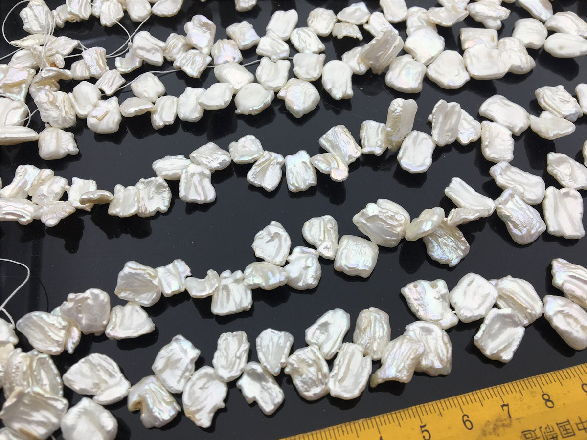 AA+ 8-10x13-17mm White Keshi freshwater Pearls,Very high luster,good quality,wholesale price,baroque pearl,keshi pearl strands,ZS-129-35