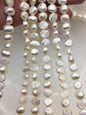 AA+ 9.5-10.5mm white nugget freshwater pearls,bridesmaids,destination wedding pearl,beach theme wedding,LM10-T12