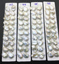 1 pair AAA 14-18x19-23mm White Baroque Pearl Pairs,Baroque Cultured Freshwater Pearl,no hole,FL15-3A-9-9