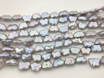 AAA 10-11mm Gray Butterfly Pearl,Freshwater pearl Butterfly, for your design,Cultured Pearls Maggie Designs,ZS-119-17