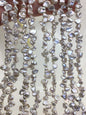 AAA 5-6mm gray Keshi Pearls,full strand,wholesale price,baroque pearl,keshi pearl strands,ZS-129-49