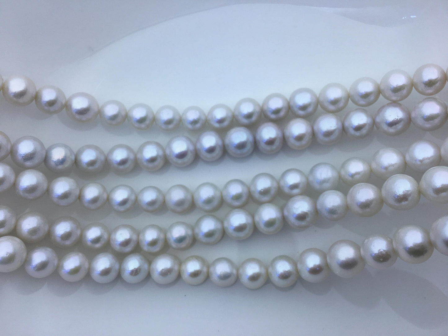 AA+ 10-12mm white near round Edison Freshwater Pearl,ED10-2A-2-68