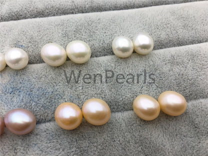 AAA 10-11mm big white/pink/lavender rice freshwater pearls,rice pearl earrings,tear drop pearl earrings,dangle pearl earrings,LR10-3A-6