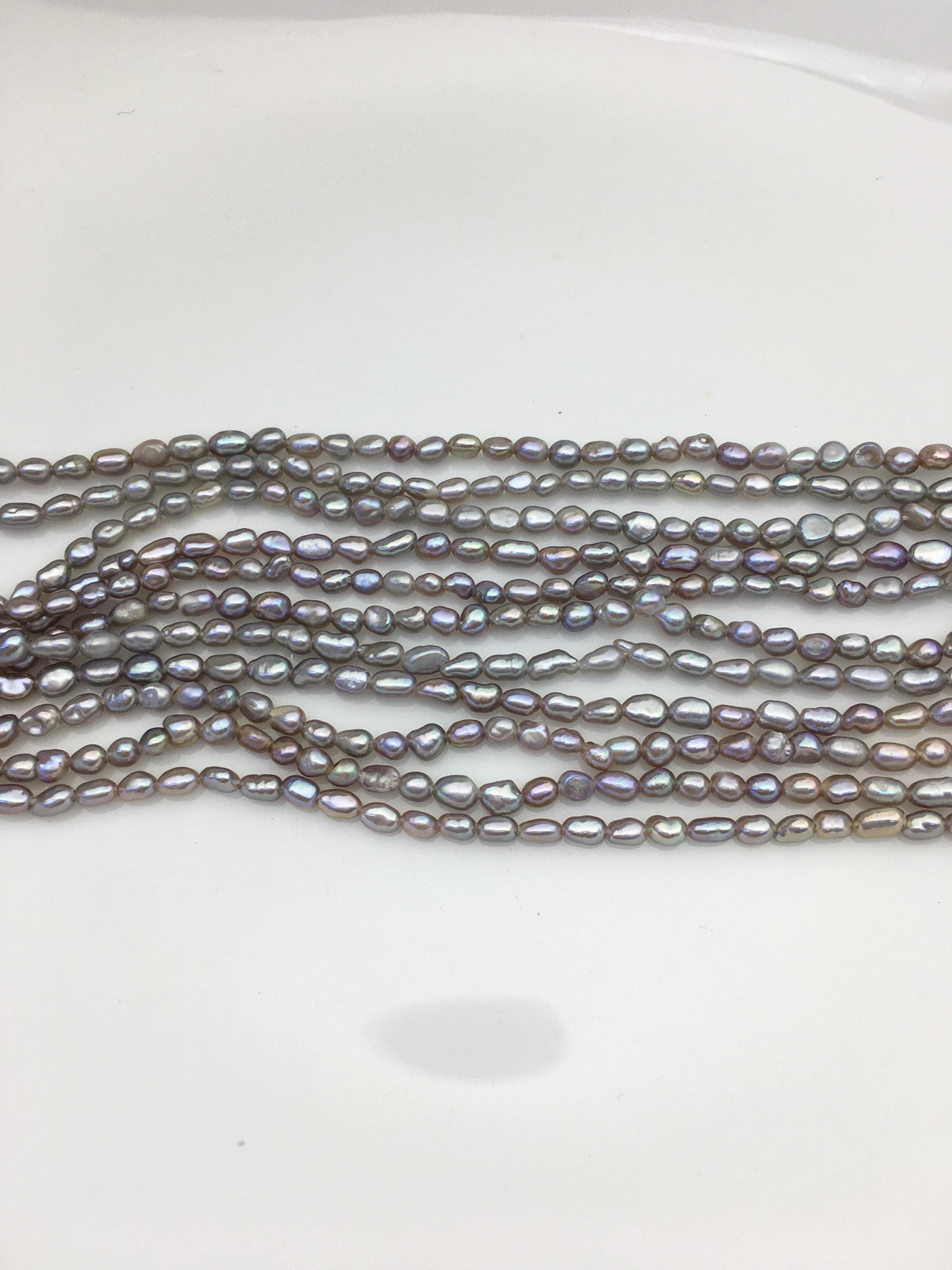 AAA 2.5-3.1mm gray nugget seed pearls,irregular nugget freshwater pearl strand,cheap price,pearl factory china,LM2-3A-24