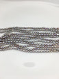 AAA 2.5-3.1mm gray nugget seed pearls,irregular nugget freshwater pearl strand,cheap price,pearl factory china,LM2-3A-24