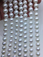 AAA- 9-11mm white round freshwater pearls,full strand,RP9-3A-2