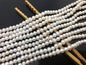 AA 5.7-6.5mm white Ring potato freshwater pearl,near round white pearl bead strand supply from China, wholesale in bulk,CR6-2A-2