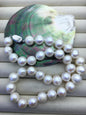 17.5'' AA+ 11.5-13mm Big white potato freshwater pearl necklace, Natural Pearl Necklace, Freshwater Pearl,NPN1-111