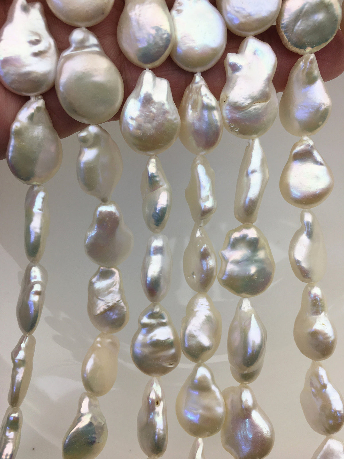 AA+ 11-13mm White Teardrop Coin freshwater pearls,diy bead,flat round pearl bead,COIN12-2A-2-12