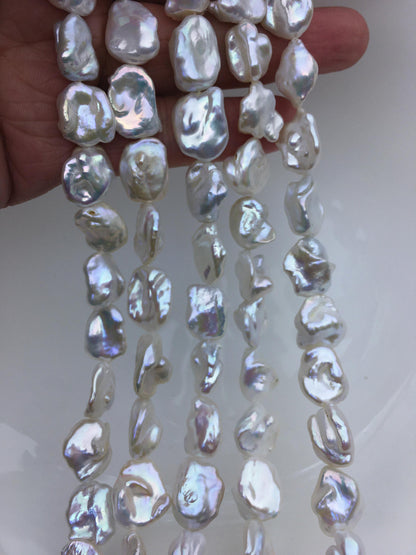 AA+ 11-13mm white keshi Freshwater Loose Pearl,ZS-200-71