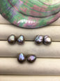 5pairs AAA 10-11mm Gray Bronze baroque drop edison freshwater pearl Pair,no hole,ED11-3A-2-42