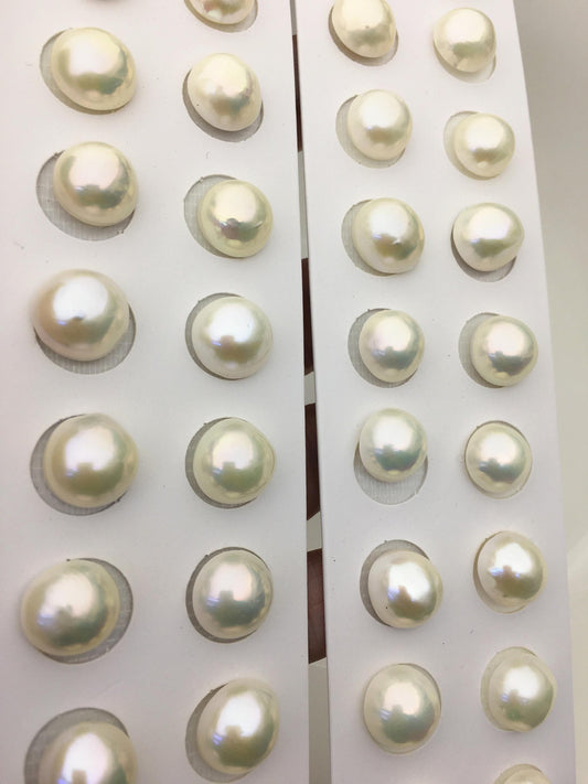 2 pairs 12/13/14mm AAA Mabe Freshwater Pearl Pair,no hole,MB15-2A-2