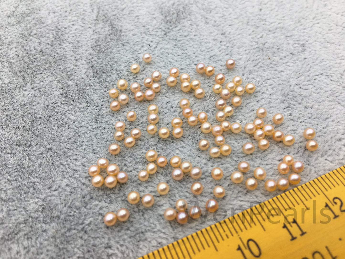 AAA 2.3-2.5mm pink round seed freshwater pearls,half hole,tiny pearl supply,good quality,no hole,through hole,RP2-3A-11