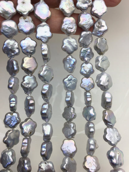 A 12-13mm Gray plum blossom Freshwater Pearl,ZS-119-19