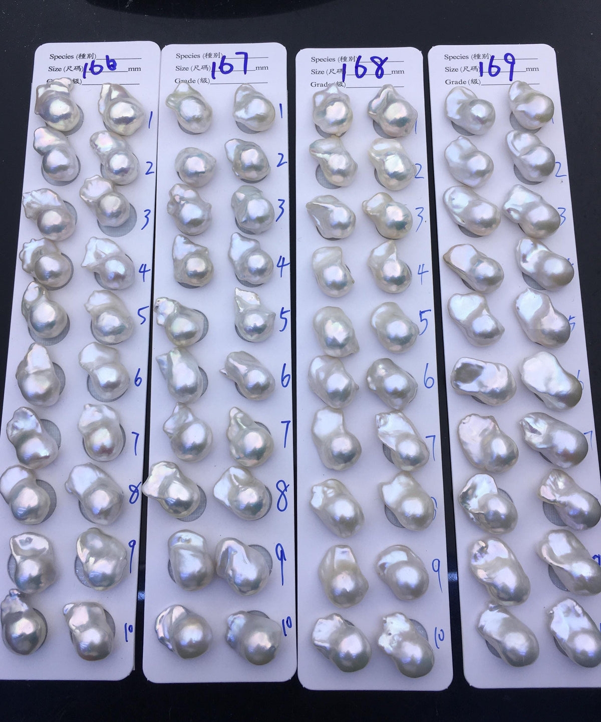 AAA 13-15x18-22mm White Flame ball Pearl Pairs - large Baroque freshwater pearl pairs,top half hole,FL15-3A-8-69
