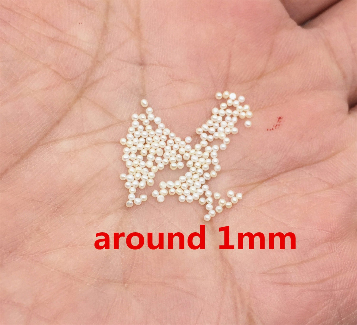 AAA 1mm white near round freshwater seed pearls,no hole,,Cultured pearl,diy pearl beads,Happiness,birthday,RP1-3A-1