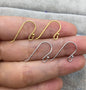5 pairs 11x20mm Sterling Silver White/Yellow dangle hook, Sterling Silver, for dangle earrings,DIY,wholesale,ASL-ER-017